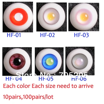 RESIGN RUBBER GLASS FREE SHIPPING! COLOR FULL EYEBALL Sell High-quality LOWER PRICE BJD DOLL EYES Size (8mm-24mm)HF01-HF06
RESIGN RUBBER GLASS FREE SHIPPING! COLOR FULL EYEBALL Sell High-quality LOWER PRICE BJD DOLL EYES Size (8mm-24mm)HF01-HF06