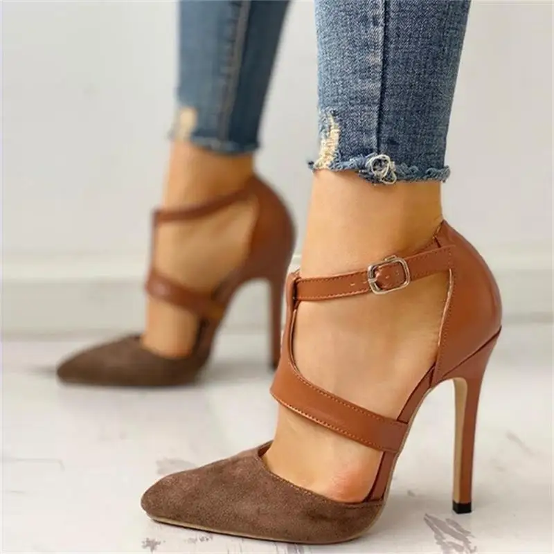 Fashion Women High Heel Shoes 2019 Summer Pointed Toe Ankle Strap Ladies Sandals Solid Thin Heel Party Wedding Pumps Sandals
Fashion Women High Heel Shoes 2019 Summer Pointed Toe Ankle Strap Ladies Sandals Solid Thin Heel Party Wedding Pumps Sandals