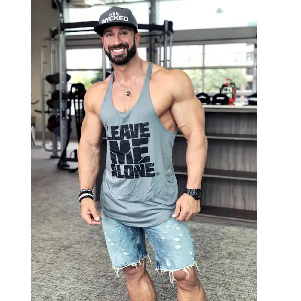 Gyms Tank Tops Men Sleeveless Letter Printed Tanktops For Boys Bodybuilding Clothing Undershirt Fitness Stringer Vest
Gyms Tank Tops Men Sleeveless Letter Printed Tanktops For Boys Bodybuilding Clothing Undershirt Fitness Stringer Vest