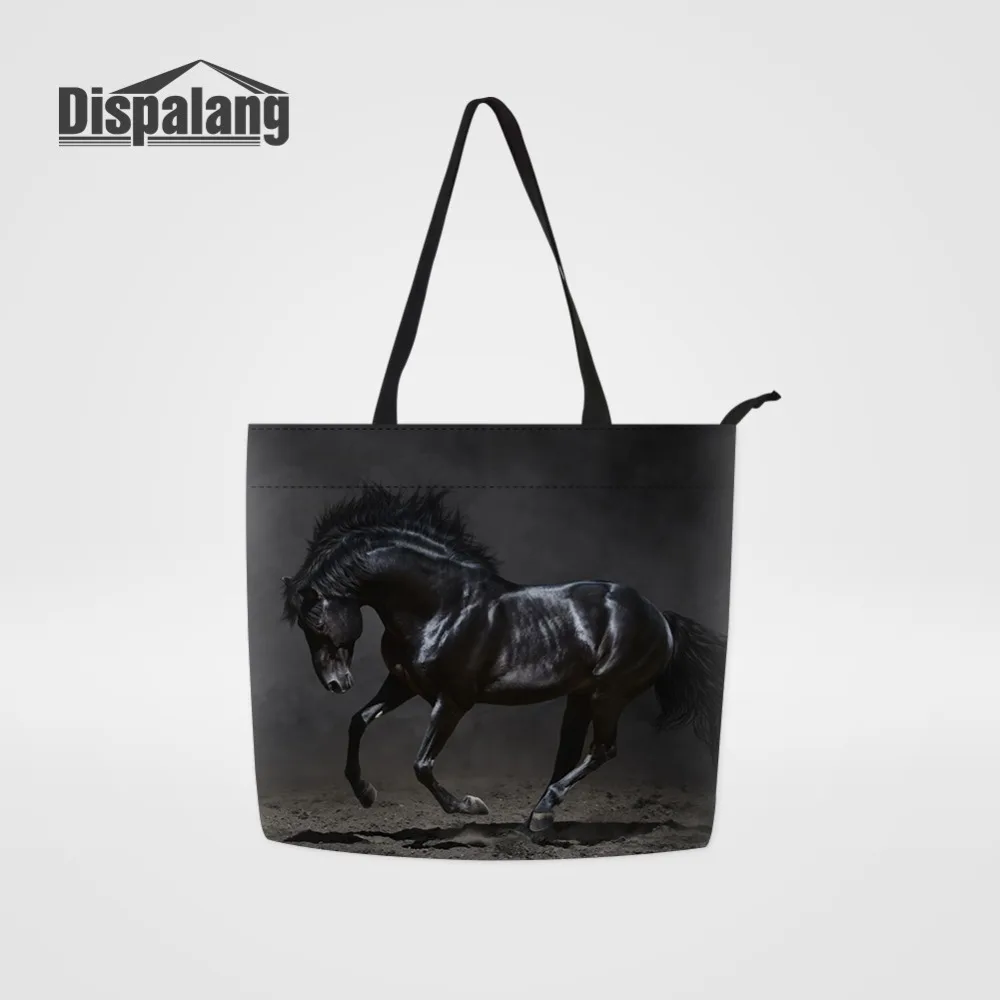 Dispalang Horse Printed Women Shopping Bag Large Capacity Canvas Reusable Grocery Bags Ladies Portable Tote Handbag For Shopping
Dispalang Horse Printed Women Shopping Bag Large Capacity Canvas Reusable Grocery Bags Ladies Portable Tote Handbag For Shopping