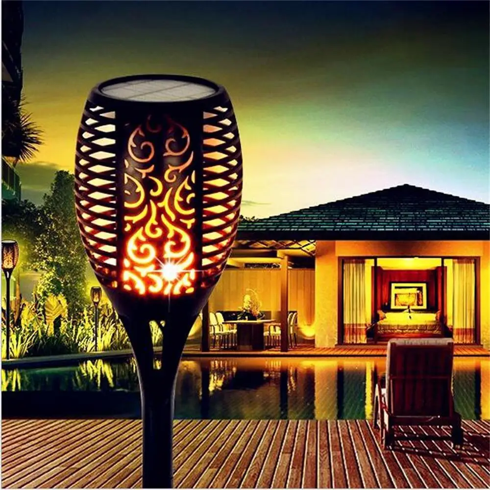 LED Solar Torch Lights with flame Waterproof Garden Light Lawn Path torch 96 LEDs Outdoor lighting LED Fire Decoration Lamps
LED Solar Torch Lights with flame Waterproof Garden Light Lawn Path torch 96 LEDs Outdoor lighting LED Fire Decoration Lamps