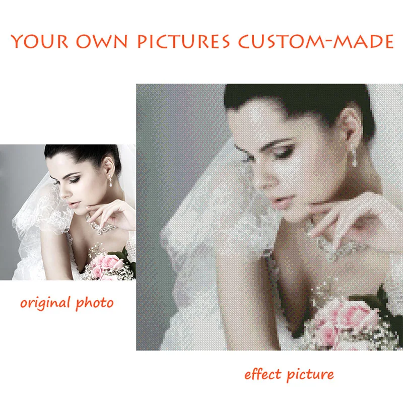 DIY Custom Personal Picture Diamond Painting Make Your 5D Full Drill Round Diamond Mosaic Embroidery Cross Stitch Wall Decor
DIY Custom Personal Picture Diamond Painting Make Your 5D Full Drill Round Diamond Mosaic Embroidery Cross Stitch Wall Decor