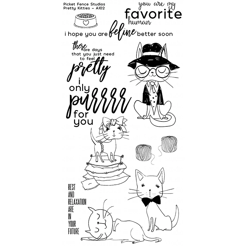 AZSG Cartoon Cats Silicone Clear Stamps/Seal For DIY Scrapbooking Decorative Card Making Craft Fun Decoration Supplies
AZSG Cartoon Cats Silicone Clear Stamps/Seal For DIY Scrapbooking Decorative Card Making Craft Fun Decoration Supplies