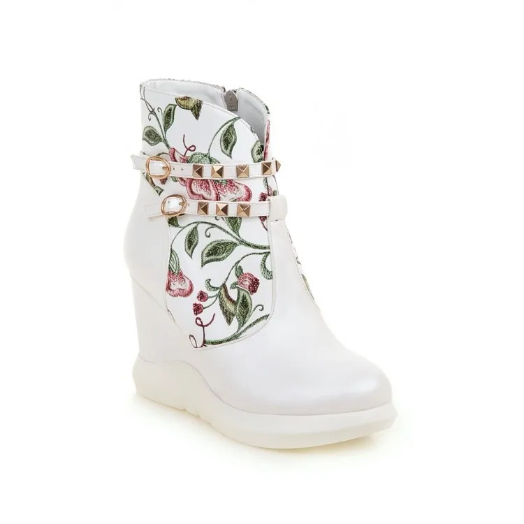 2018 Autumn And Winter High-heeled Women's Black Wedge Heel Boots Ankle Female Pointed Blue Pink White Elegant Shoes For Ladies
2018 Autumn And Winter High-heeled Women's Black Wedge Heel Boots Ankle Female Pointed Blue Pink White Elegant Shoes For Ladies
