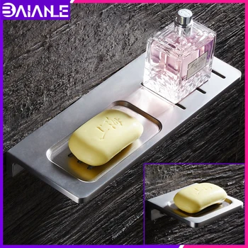 Soap Holder Shower Aluminum Lengthen Soap Dish Drain Bathroom Soap Dishes Rack Basket Wall Mounted Cosmetic Shampoo Shelf Tray
Soap Holder Shower Aluminum Lengthen Soap Dish Drain Bathroom Soap Dishes Rack Basket Wall Mounted Cosmetic Shampoo Shelf Tray