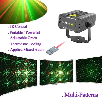 SUNY Remote Mini Manual&Sound Active Green Red RG Multi-pattern Laser Stage lighting Projector DJ Show Wedding Dance Xmas Party
SUNY Remote Mini Manual&Sound Active Green Red RG Multi-pattern Laser Stage lighting Projector DJ Show Wedding Dance Xmas Party