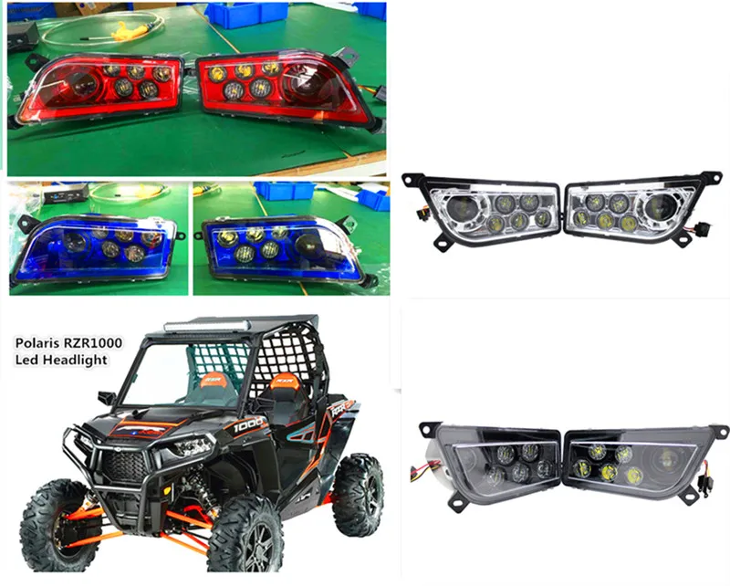 Polaris ATV Parts Red Chrome Blue 2016-17 POLARIS RZR 1000 LED Headlight Conversion Kit POLARIS RZR 900 Conversion Led Headlamp
Polaris ATV Parts Red Chrome Blue 2016-17 POLARIS RZR 1000 LED Headlight Conversion Kit POLARIS RZR 900 Conversion Led Headlamp