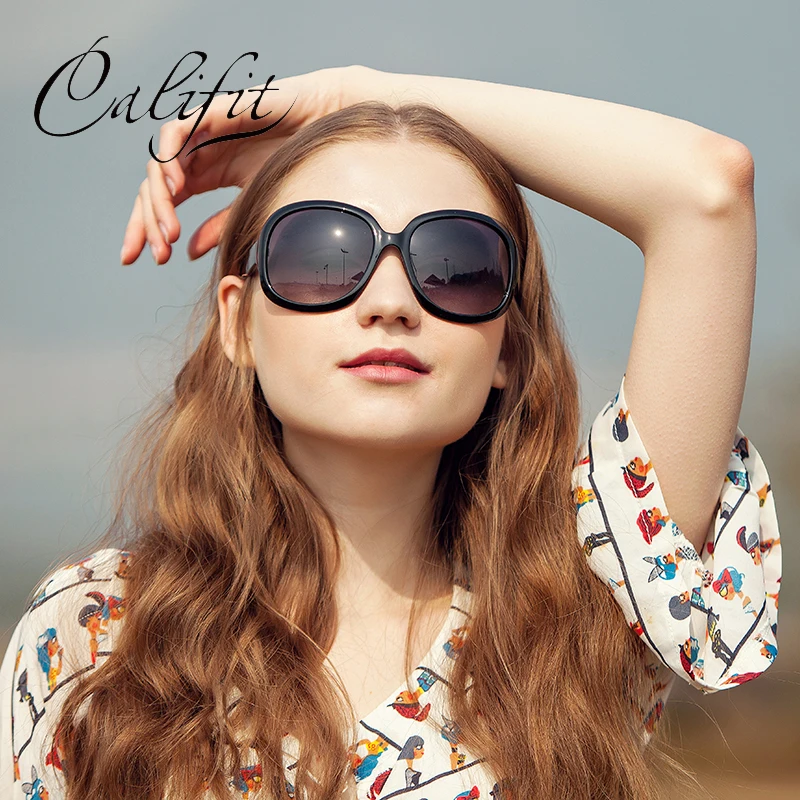 CALIFIT 2018 New Fashion Polarized Sunglasses Big Frame Butterfly Vintage points sun Glasses Women UV400 shades Female Eyewear
CALIFIT 2018 New Fashion Polarized Sunglasses Big Frame Butterfly Vintage points sun Glasses Women UV400 shades Female Eyewear
