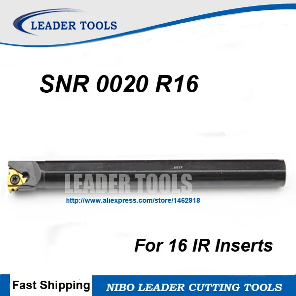 SNR0020R16 Internal Threading Turning Tool, SNR/SIR CNC Internal Threaded Tool Holder, Lathe Boring Bar Match with 16IR Inserts
SNR0020R16 Internal Threading Turning Tool, SNR/SIR CNC Internal Threaded Tool Holder, Lathe Boring Bar Match with 16IR Inserts