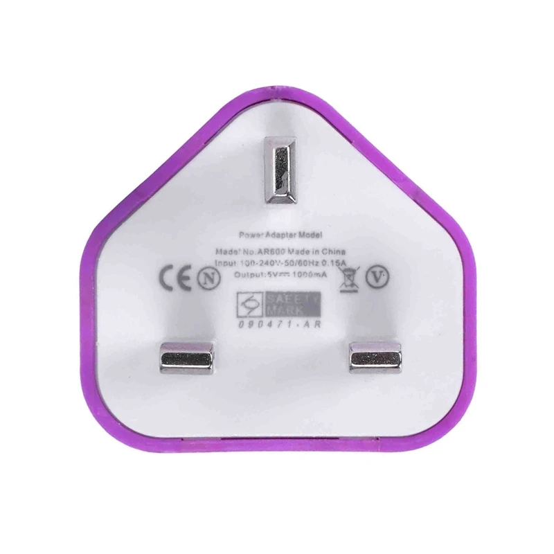 AABB-UK Plug Mains Wall 3 Pin USB Power Adaptor Charger For Mobile Cell Phone Tablet(Purple)
AABB-UK Plug Mains Wall 3 Pin USB Power Adaptor Charger For Mobile Cell Phone Tablet(Purple)