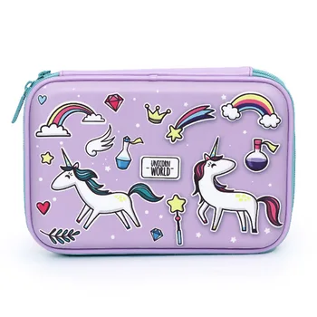 1PCS Creative Cartoon Unicorn Pencil Case Cute Multi-Function Large Capacity Student Pencil Case Child Storage EVA Pencil Bag
1PCS Creative Cartoon Unicorn Pencil Case Cute Multi-Function Large Capacity Student Pencil Case Child Storage EVA Pencil Bag