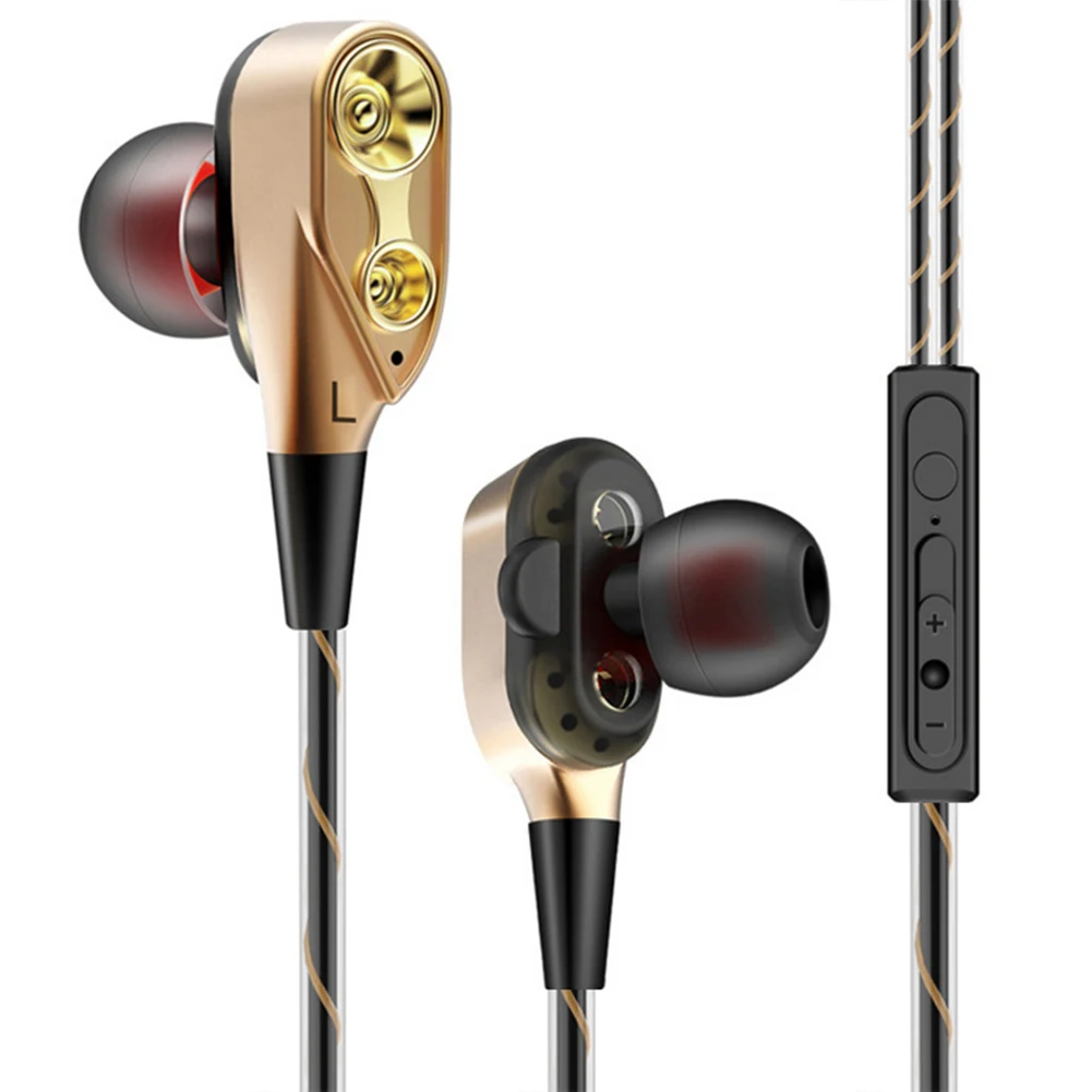3.5mm Headset In-Ear With Microphone Stereo Earbuds Dual Driver Bass Earphones Hands Free Gaming Headphones
3.5mm Headset In-Ear With Microphone Stereo Earbuds Dual Driver Bass Earphones Hands Free Gaming Headphones