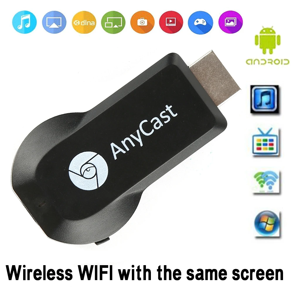 Anycast 2.4G/5G M100 /M9 /M9 Plus Ezcast Miracast AnyCast DLNA AirPlay HDMI TV Stick Wifi Display Dongle Receiver Google Youtub
Anycast 2.4G/5G M100 /M9 /M9 Plus Ezcast Miracast AnyCast DLNA AirPlay HDMI TV Stick Wifi Display Dongle Receiver Google Youtub