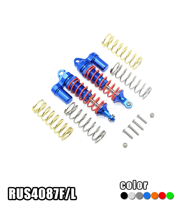 1/10 TRAXXAS RUSTLER 4X4 VXL 67076-4 SLASH 4x4, SLASH 4x4 LCG ALLOY FRONT ADJUSTABLE L-SHAPE PIGGY BACK SHOCKS 87MM RUS4087F/L
1/10 TRAXXAS RUSTLER 4X4 VXL 67076-4 SLASH 4x4, SLASH 4x4 LCG ALLOY FRONT ADJUSTABLE L-SHAPE PIGGY BACK SHOCKS 87MM RUS4087F/L