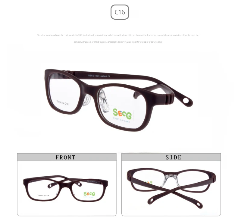 Vibrant colors of SECG Eyeglasses