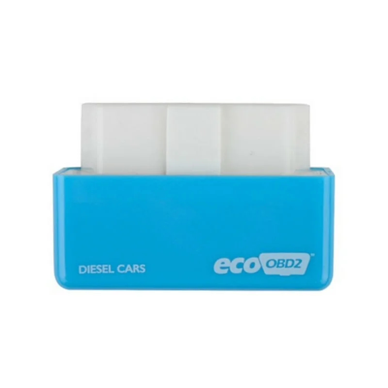 Синий цвет экономичная EcoOBD2 чип тюнинг коробка 15% экономия топлива Eco OBD2 для