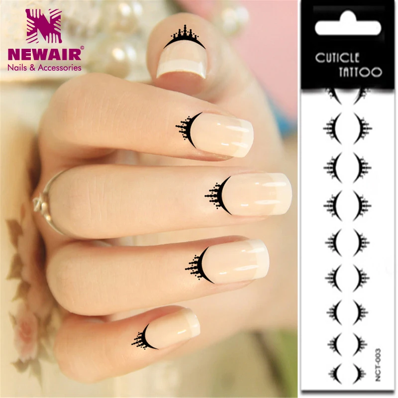 20X Black Cuticle Tattoos Nail Water Transfer Sticker Nail Art Stickers Beauty Women Accessoires Decoration Nails Sexy Fashion
20X Black Cuticle Tattoos Nail Water Transfer Sticker Nail Art Stickers Beauty Women Accessoires Decoration Nails Sexy Fashion