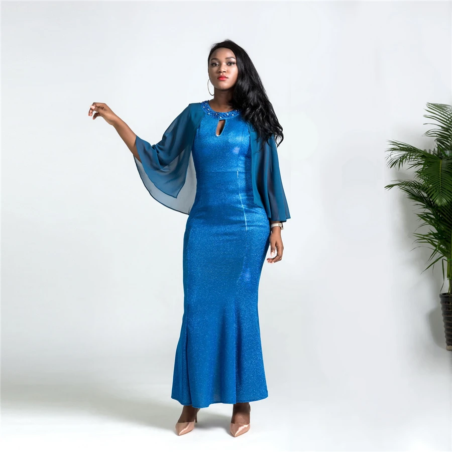 BAIBAZIN New African sleeveless mesh openwork fishtail dress elegant elegant dress Plus size L-XXL
BAIBAZIN New African sleeveless mesh openwork fishtail dress elegant elegant dress Plus size L-XXL