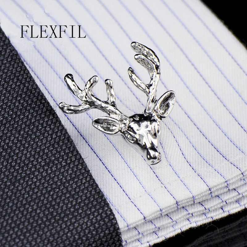 FLEXFIL Jewelry shirt cufflinks for men Brand metal deer enamel Cuff link Wholesale Fashion Wedding Buttons High Quality gemelos
FLEXFIL Jewelry shirt cufflinks for men Brand metal deer enamel Cuff link Wholesale Fashion Wedding Buttons High Quality gemelos