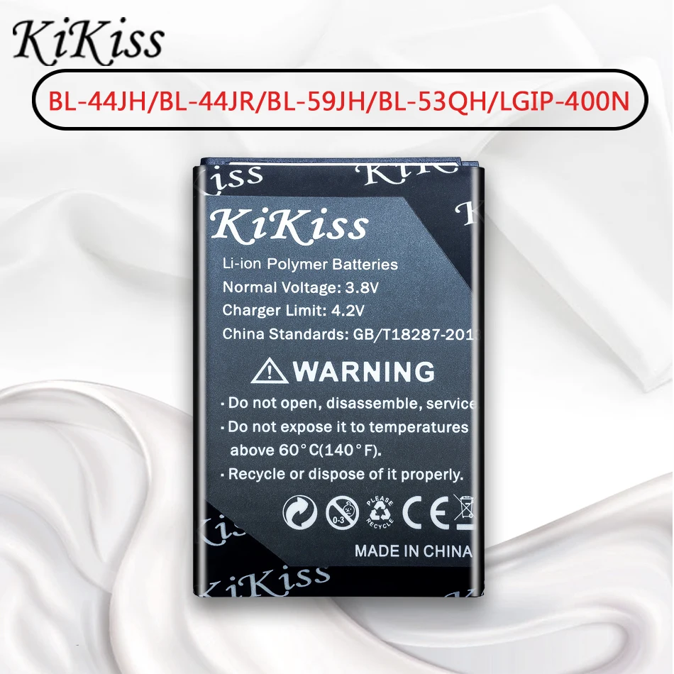 KiKiss BL-44JH BL-59JH BL-53QH Battery For LG E440 E455 P750 P705 L7 II p710 P715 F3 P880 F200 P500 p940 L40 su800 BL 44JH 59JH
KiKiss BL-44JH BL-59JH BL-53QH Battery For LG E440 E455 P750 P705 L7 II p710 P715 F3 P880 F200 P500 p940 L40 su800 BL 44JH 59JH