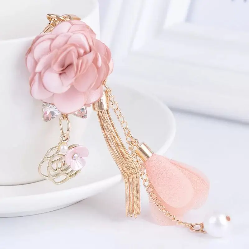 New small fresh cloth flower key chain sweet flower keychain car key ring female creative bag pendant exquisite ornaments
New small fresh cloth flower key chain sweet flower keychain car key ring female creative bag pendant exquisite ornaments