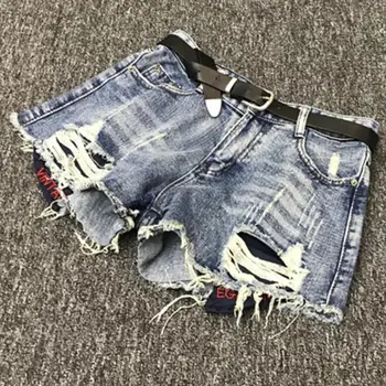Denim shorts women summer 2019 new fashion high waist loose leak pocket irregular hole black wide leg jeans shorts
Denim shorts women summer 2019 new fashion high waist loose leak pocket irregular hole black wide leg jeans shorts