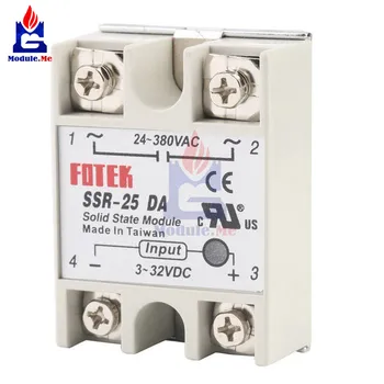 Solid State Module Solid State Relay Shield SSR-25DA 25A 3-32V DC to 24-380V AC SSR 25DA Power Supply Relay Module Board
Solid State Module Solid State Relay Shield SSR-25DA 25A 3-32V DC to 24-380V AC SSR 25DA Power Supply Relay Module Board