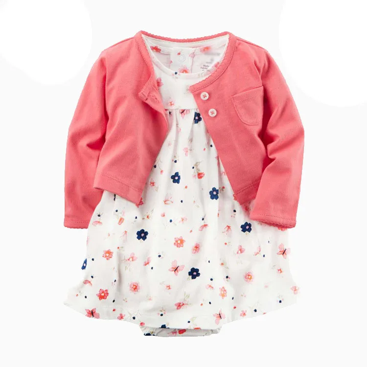 BGYCHID 2018 Baby Girl Dress Toddlers Spring Autumn 2pcs Coat+Dress for Toddlers Baby Girls Clothing 114