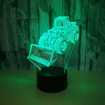 Bulldozer 3d Lights Colorful Touch Usb Led 3d Light Fixtures3d Stereo Vision Led Night Light Gadgets Electronicos Kids Lamp
Bulldozer 3d Lights Colorful Touch Usb Led 3d Light Fixtures3d Stereo Vision Led Night Light Gadgets Electronicos Kids Lamp
