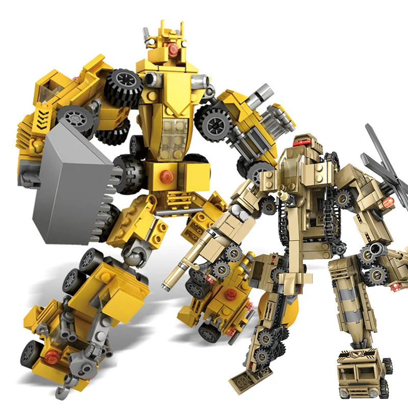 6 IN 1 Building Block Bricks Engineering Vehicles Deformation Car Robot Transformation Toys Robot Action Figure model child Gift 
6 IN 1 Building Block Bricks Engineering Vehicles Deformation Car Robot Transformation Toys Robot Action Figure model child Gift