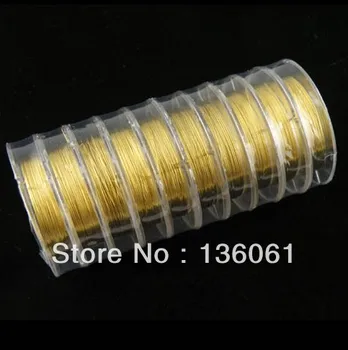 Vintage Gold 1Rolls 40m/roll Stainless Steel Wire Jewelry Cord 0.38mm For Bracelet Necklace Jewelry Findings DIY Accessories
Vintage Gold 1Rolls 40m/roll Stainless Steel Wire Jewelry Cord 0.38mm For Bracelet Necklace Jewelry Findings DIY Accessories