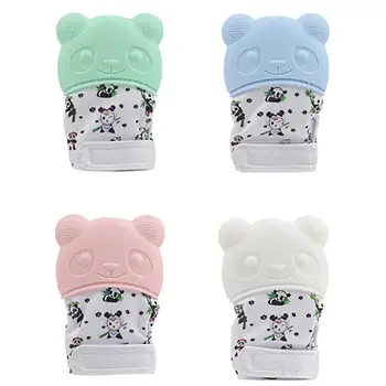Baby Care Teething Mitten Silicone Panda Teether For Baby Newborn Glove Accessory 1PC Mitt Pain Relief Bpa Free Safe Food Grade
Baby Care Teething Mitten Silicone Panda Teether For Baby Newborn Glove Accessory 1PC Mitt Pain Relief Bpa Free Safe Food Grade
