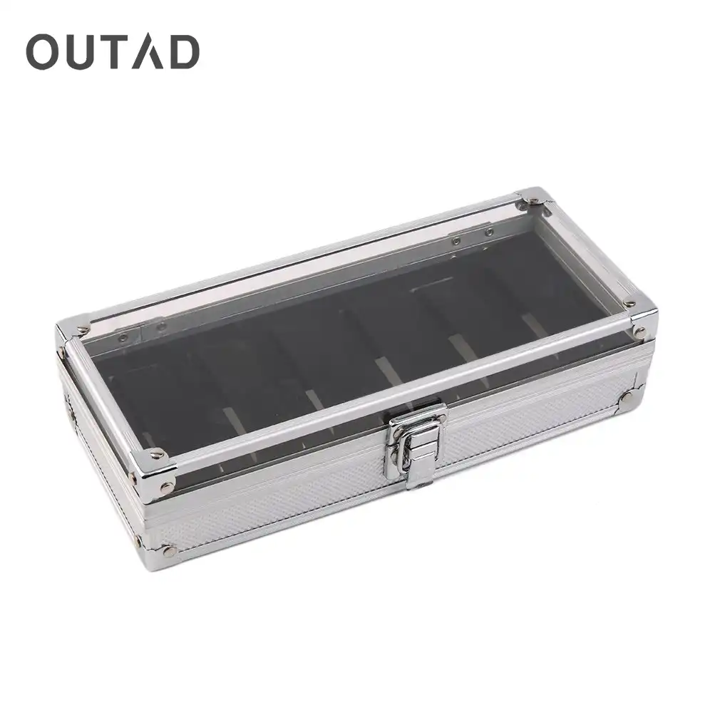 12 grid slots watch box jewelry display storage square box case