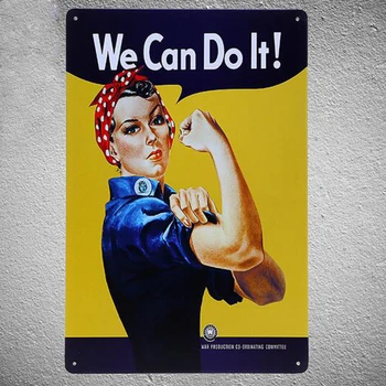 Vintage Style We Can do It ! Decorative Metal Signs 20x30cm iron Painting Bar Pub Wall Art Metal Plates Wall Decor
Vintage Style We Can do It ! Decorative Metal Signs 20x30cm iron Painting Bar Pub Wall Art Metal Plates Wall Decor