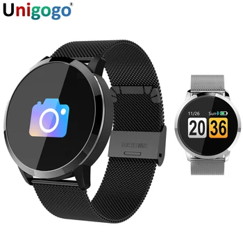 New Q8 Smart Watch OLED Color Screen Stainless Steel Waterproof Wearable Device Smartwatch Wristwatch Men Women Fitness Tracker
New Q8 Smart Watch OLED Color Screen Stainless Steel Waterproof Wearable Device Smartwatch Wristwatch Men Women Fitness Tracker