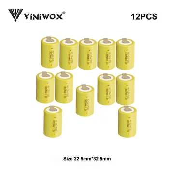1300mAh Rechargeable 4/5SC Ni-CD Batteries 1.2V Power Tool Battery Subc NICD Cell Accumulator For Electric Battery Packs 6V 12V
1300mAh Rechargeable 4/5SC Ni-CD Batteries 1.2V Power Tool Battery Subc NICD Cell Accumulator For Electric Battery Packs 6V 12V