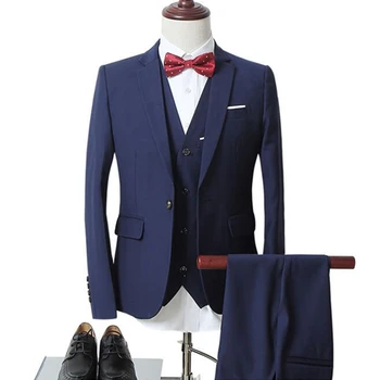 men's business casual suits sets / Men three-piece suit three separate set / male vest+Blazers+pants PLUS SIZE 6XL suit coat
men's business casual suits sets / Men three-piece suit three separate set / male vest+Blazers+pants PLUS SIZE 6XL suit coat