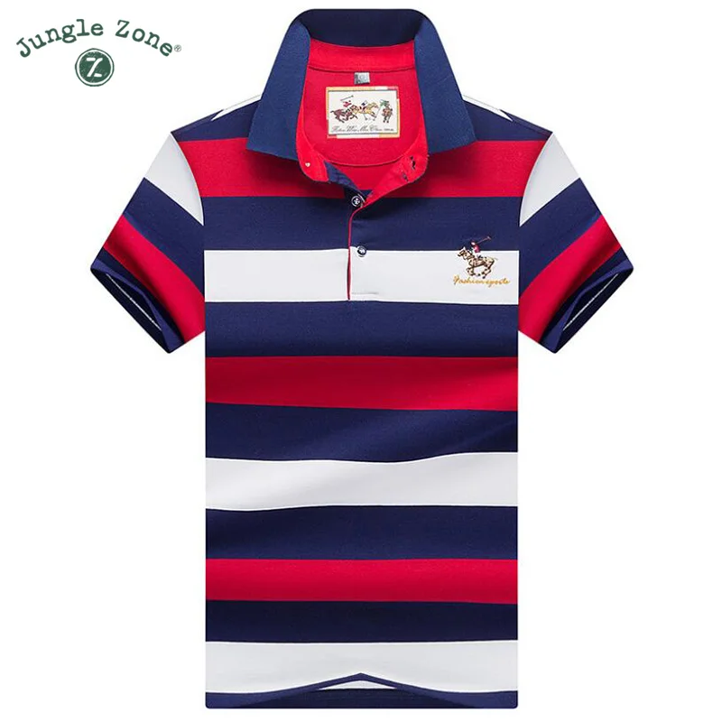 3D Embroidery Poloshirt Casual Polo Shirts men's Short sleeve polo shirt 2018 High Quality Knitted fabric Striped Men Polos
3D Embroidery Poloshirt Casual Polo Shirts men's Short sleeve polo shirt 2018 High Quality Knitted fabric Striped Men Polos