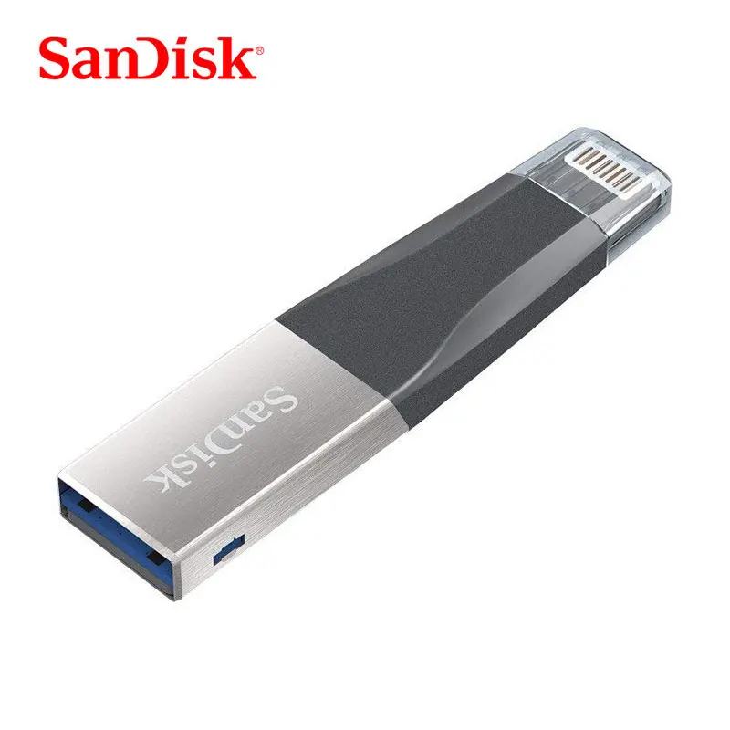 

SanDisk OTG Lightning USB Flash Drive 128GB 64GB 32GB Pen Drive USB 3.0 Stick Pendrive U Disk MFi For iPhone & iPad SDIX40N