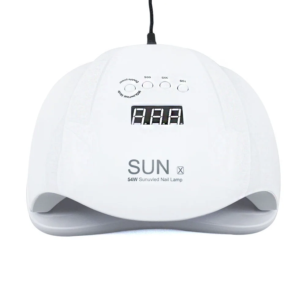 Lamp For Nails 54W UV Lamp SUN X Nail Dryer LCD Display hybrid lamp for Curing Gel Polish Auto Sensing UV Lamp Led Dry Nail
Lamp For Nails 54W UV Lamp SUN X Nail Dryer LCD Display hybrid lamp for Curing Gel Polish Auto Sensing UV Lamp Led Dry Nail