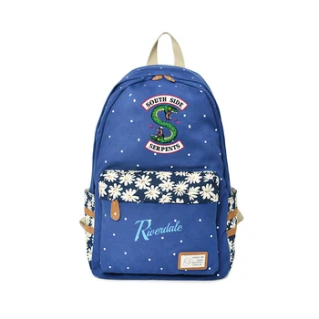 Riverdale Backpack Teenagers Funny Backpacks American TV riverdale South Side Travel point Kawaii Cool Flower wave point Bags
Riverdale Backpack Teenagers Funny Backpacks American TV riverdale South Side Travel point Kawaii Cool Flower wave point Bags
