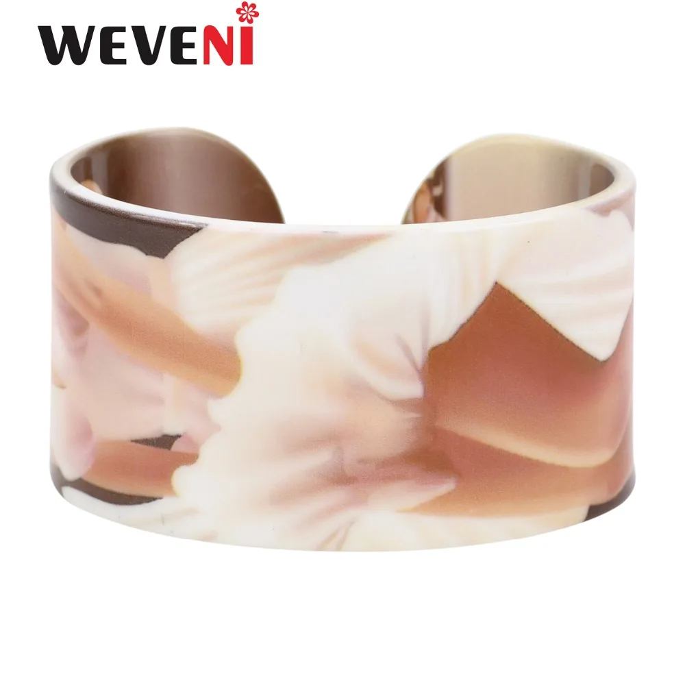 WEVENI Wide Love Sexy Marilyn Monroe Bracelets Bangles Fashion Acrylic Printing Jewelry For Women 2017 New Girl Accesssories
WEVENI Wide Love Sexy Marilyn Monroe Bracelets Bangles Fashion Acrylic Printing Jewelry For Women 2017 New Girl Accesssories