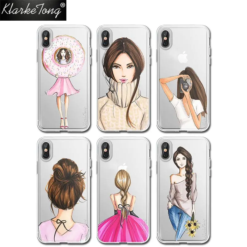 KlarkeTong Cartoon Fashion Winter Dress Beauty Girl Phone Case For iPhone 8 8Plus X Silicone Transparent Soft Luxury Cover
KlarkeTong Cartoon Fashion Winter Dress Beauty Girl Phone Case For iPhone 8 8Plus X Silicone Transparent Soft Luxury Cover