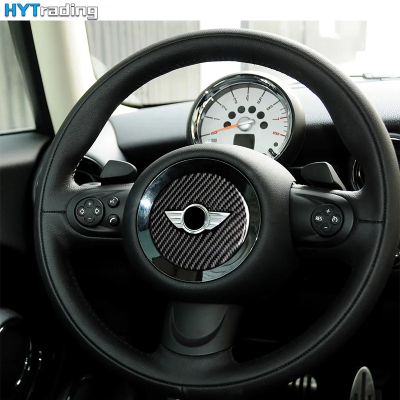 HYMY Car Carbon Fiber Steering Wheel Stickers Cover Trim for Mini Cooper Clubman R55 R56 Countryman R60 Paceman R61 Accessories
HYMY Car Carbon Fiber Steering Wheel Stickers Cover Trim for Mini Cooper Clubman R55 R56 Countryman R60 Paceman R61 Accessories