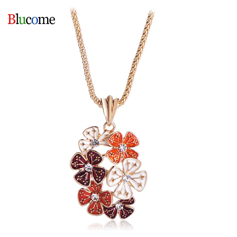 New Luxury Purple Enamel Flower Shape Pendant Necklace Gold Color Alloy Enamel Bijoux Women Banquet Party fashion Jewelry
New Luxury Purple Enamel Flower Shape Pendant Necklace Gold Color Alloy Enamel Bijoux Women Banquet Party fashion Jewelry