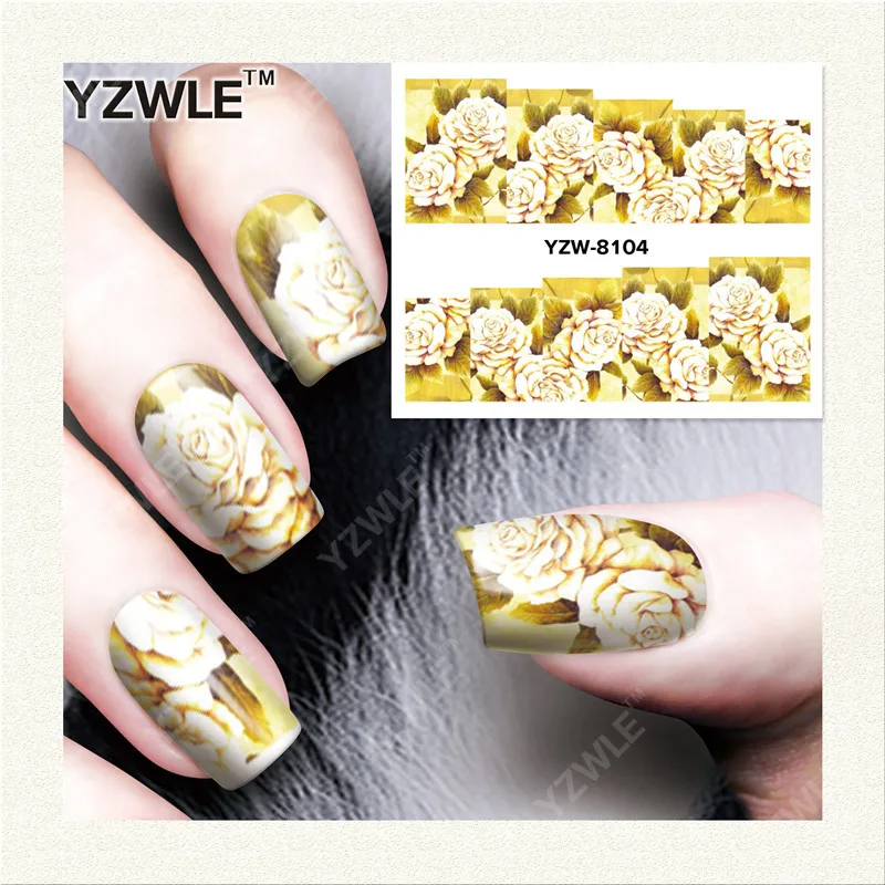 YZWLE 1 Sheet DIY Decals Nails Art Water Transfer Printing Stickers Accessories For Manicure Salon YZW-8104
YZWLE 1 Sheet DIY Decals Nails Art Water Transfer Printing Stickers Accessories For Manicure Salon YZW-8104
