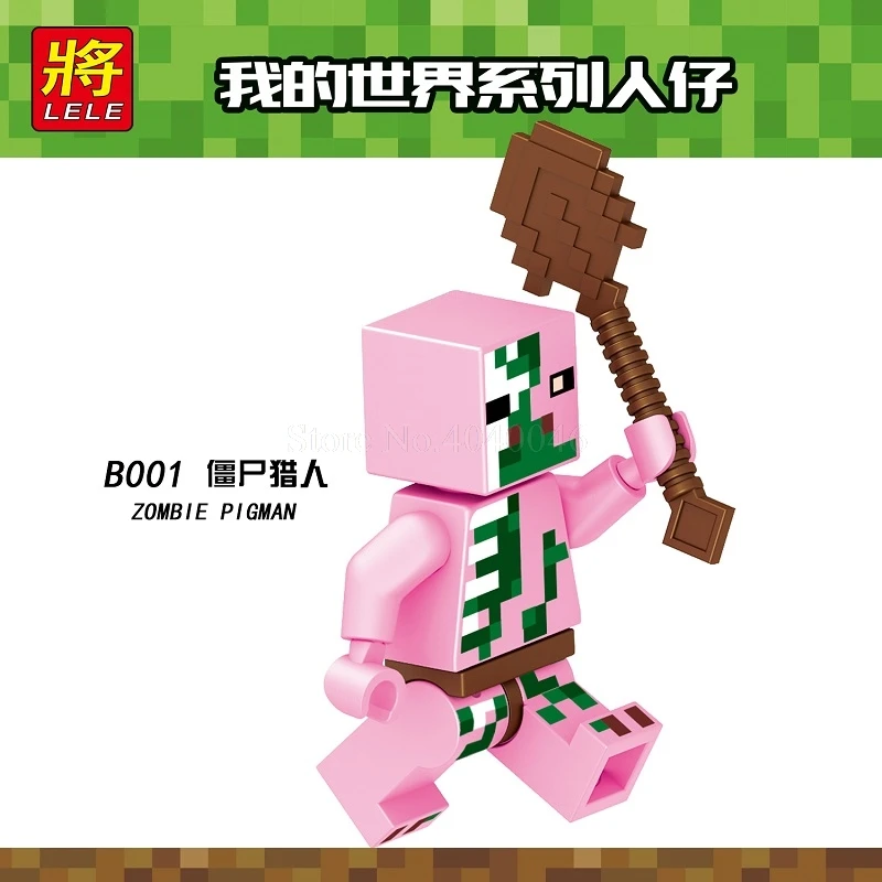 B001 Zombie PigMan Legoing Minecraft Figure Building Blocks Educational Toys For Children Legoings Minecrafted Toy Gift My World
B001 Zombie PigMan Legoing Minecraft Figure Building Blocks Educational Toys For Children Legoings Minecrafted Toy Gift My World