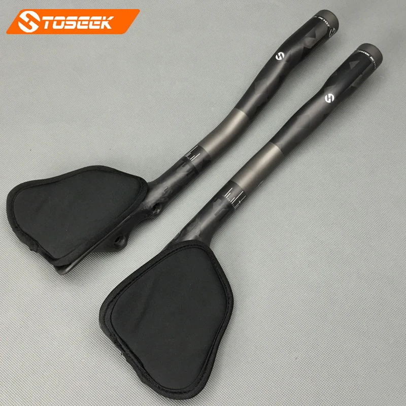 Toseek 12 K tt бар концы TT руль из углеродного волокна велосипед для дороги/горный