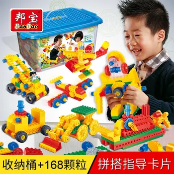 BanBao Larger Particles Toy Robot Assembled Mechanical Gear Blocks Bricks Educational Building Toys For Children Gifts 6510
BanBao Larger Particles Toy Robot Assembled Mechanical Gear Blocks Bricks Educational Building Toys For Children Gifts 6510