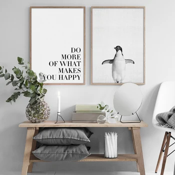 Modern Penguin Landscape Canvas Paintings Abstract Black White Posters Print Nordic Wall Art Pop Pictures Living Room Home Decor
Modern Penguin Landscape Canvas Paintings Abstract Black White Posters Print Nordic Wall Art Pop Pictures Living Room Home Decor